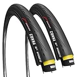 Fincci Rennrad Reifen 700x23c - Paar Unplattbar Fahrradreifen 28 Zoll mit 1 mm Pannenschutz, 60 TPI,...