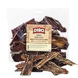 DIBO Rinder-Dörrfleisch, 250g-Beutel, Naturkau-Snack oder Leckerli für Zwischendurch, Hundefutter,...