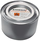 BATANIA 48 x Brennpaste/Brenndose 200 g - Bis zu 3 Std. Brenndauer, Ungiftig, Keine Ruß- oder...