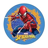 Dekora - 114398 Spiderman Tortenaufleger aus Esspapier|aus Reispapier, vegan, Butter| - 20 cm