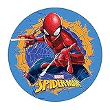 Dekora - 114398 Spiderman Tortenaufleger aus Esspapier|aus Reispapier, vegan, Butter| - 20 cm