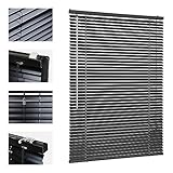 Sekey Klemmfix-Jalousie für Fenster freihängend, 25mm Alu-Lamellen, mit Bohren, inklusive...