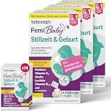 tetesept Femi Baby Stillzeit & Geburt | 3 x 14 Sachets I Folsäure, Vitamin D, B, Cholin, Lecithin,...