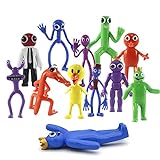 XAYMIE Rainbow Friends Figures, 12pcs Regenbogen Freunde Figuren, Mini Figures Statue Cartoon...