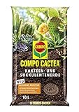 COMPO CACTEA Kakteen- und Sukkulentenerde mit 8 Wochen Dünger für alle Kakteenarten und...