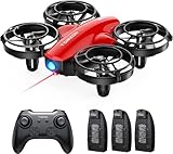 Tomzon mini Drohne für Kinder Anfänger RC Quadrocopter mit 24min Lange Flugzeit, Kampfdrohne mit...