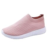 Sneaker Damen Leicht Mesh, Laufschuhe Damen Flache Sohle Sportschuhe Atmungsaktiv Freizeitschuhe...