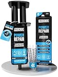 PROCREA® Epoxidkleber 'Power Repair' [inkl. 4x Mischern] Extra starker & glasklarer Epoxidharz...