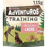 PURINA AdVENTuROS Training Hundeleckerlis, reich an Lachs, 6er Pack (6 x 115g)