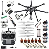 QWinOut 2.4G 9CH S550 RC Hexacopter Full Set RTF Assembled APM 2.8 GPS DIY FPV with 2-Axle Gimbal...