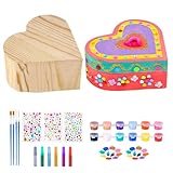 Dekorieren Sie Herz Schatztruhe - Kreative Maleraktivität Spielzeug Von 3 Bis 12 Jahre Alt, Machen...