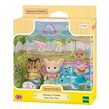 Sylvanian Families - 5749 Erlebniskindergarten Freunde “Poolspaß” - Figuren für Puppenhaus