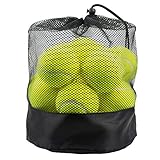 Tebery 20 Stück Tennisbälle mit Mesh-Tragetasche, Tennis Training Übungsbälle Hundespielzeug...