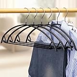 Kleiderbügel Metall (42 cm) – 10 Stück Platzsparende Kleiderbügel für Erwachsene,1,2cm...