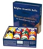 Winsport Billard Kugeln Super Aramith Pro 57,2 mm für Poolbillard, Professional Tournament Balls...