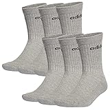 adidas 6 Paar HC CREW 3p Tennissocken Sportspocken Unisex , Farbe:Mid Grey / Black, Socken &...