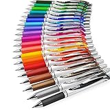 Pentel EnerGel XM BL77 Gelschreiber, einziehbar, 0,7 mm, 54 % recycelt, 1 Stück pro Farbe, 20...