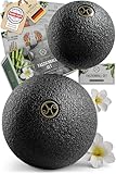 HELDSON® Premium Faszienball klein 2er Set [6cm & 8cm] - Faszien Ball hart - Faszienball für...
