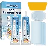 Pool Reparaturset, Pool Flicken, Transparent und Langlebig Flickzeug Luftmatratze, Wasserdicht und...