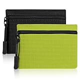 GEEHUA 2 Stück Mini Geldbörse Damen, Leinwand Münzbeutel Geldbeutel Klein und im Kurzformat...