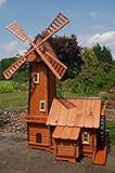 Deko-Shop-Hannusch Windmühle mit integrierter Wassermühle++kugelgelagert