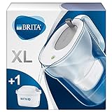 Brita 85858 Wasserfilter Style XL hellgrau inkl. 1 MAXTRA+ Filterkartusche – Großer BRITA Filter...