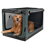 PUPPY KITTY Hundetransportbox Hundetasche Faltbare Transportbox Tragbare Autobox Haustiertragetasche...