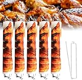 Chicken Wing BBQ Fork, Metal BBQ Grilling Fork,2024 Must Have Chicken Wing Grilling Rails,BBQ...