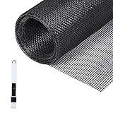 Fillis Insektenschutz Fliegengitter, 150x300cm Ersatzgitter Meterware aus Fiberglas Mückenschutz...