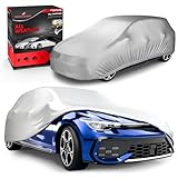 WALSER Abdeckplane Auto All Weather, Abdeckplane wasserdicht, 100% wetterfeste Auto Abdeckplane,...