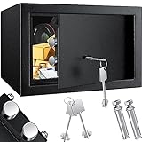 KESSER® Tresor Möbeltresor mit Doppelbartschloss, Safe Geldschrank Boden-Wandtresor Wandsafe...