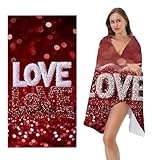 Strandtuch, Groß Strandhandtuch 100 x 200 cm 2er Set Mikrofaser Handtuch - Sandfrei Badetuch,...