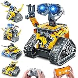 PLAXSOON Technik Roboter Bauspielzeug für Kinder, 5 in 1 App & Fernsteuerung Technic Wall Roboter...