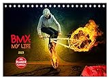 BMX My Life (Tischkalender 2023 DIN A5 quer), Calvendo Monatskalender