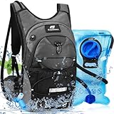 Expansea Trinkrucksack mit Trinkblase 3L BPA-Frei, Wasserdichter Outdoor-Rucksack, Rucksack mit...