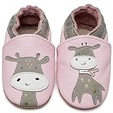 IceUnicorn Krabbelschuhe Baby Lauflernschuhe Jungen Mädchen Weicher Leder Babyhausschuhe Kleinkind...