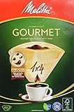 Melitta Gourmet Filtertüten, AromaporenPlus, Naturbraun 1er pack