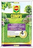 Rasendünger gegen Unkraut + Moos Komplett-Pflege, Rasendünger mit Unkrautvernichter,...