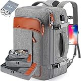 Lumesner Handgepäck-Rucksack, extra groß, 40 l, Flugzugelassen, Reiserucksack für Männer und...