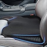 Qutool Keilkissen Auto Memory Foam Sitzkissen Autositzkissen Fahrersitz Stuhlsitzkissen Keilkissen...