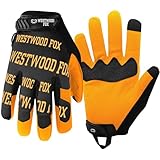 WESTWOOD FOX Arbeitshandschuhe Utility Sicherheitshandschuhe Rutschfeste Mechanikerhandschuhe Fester...