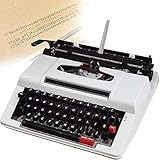LXWKAI Vintage-Schreibmaschine für den normalen Gebrauch, Retro manuelle-Schreibmaschine, geeignet...