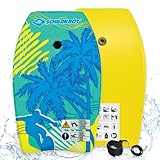 Schildkröt Bodyboard M | Leichtes Schwimmbrett mit hohem Auftrieb und Fangriemen | 68 x 43 cm |...