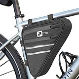 Germany One® Fahrradrahmen Tasche, wasserdichte Reflektierende Fahrradtasche Rahmen, VOL.1,6 L....