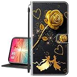 vingarshern Hülle für BlackBerry KEY2 LE Handytasche Klappbares Magnetverschluss Lederhülle Flip...