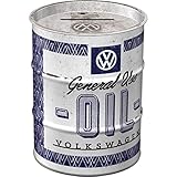 Nostalgic-Art Retro Spardose, 600 ml, VW – General Use Oil – Volkswagen Bus Geschenk-Idee,...