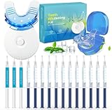 Professionelle Zähne Bleaching set für Zahnaufhellung: Celakeety Teeth Whitening Kit,...