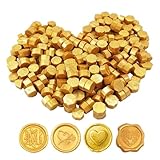 Juguta 100 Stück Siegelwachs Perlen,Siegellack Perlen,Wachssiegel Stempel, Siegelwachs Perlen Set,...