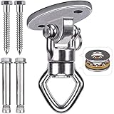 BeneLabel Lager Deckenhaken Hängesessel, Edelstahl Schwerlast Deckenhaken Premium Hängematten...