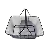 perfeclan Einkaufskorb, Fahrradkorb, Mehrzweck, leicht, mit Griffen, Lebensmittelkorb für...